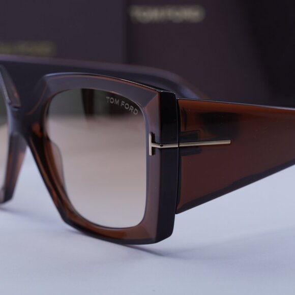 Tom Ford Jacquetta FT0921 48G Square Sunglasses - Brown - Picture 2 of 9